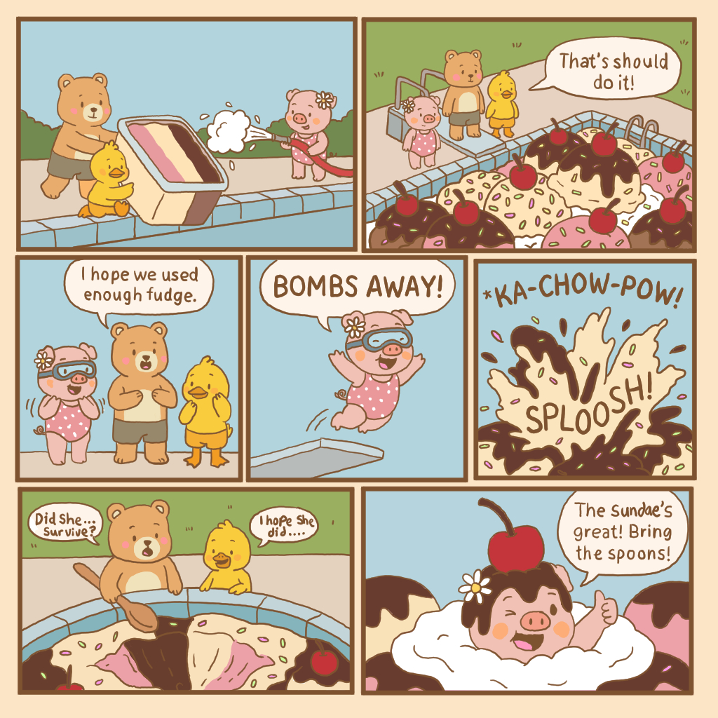 Preview of Comic 15, The Giant Sundae Pool