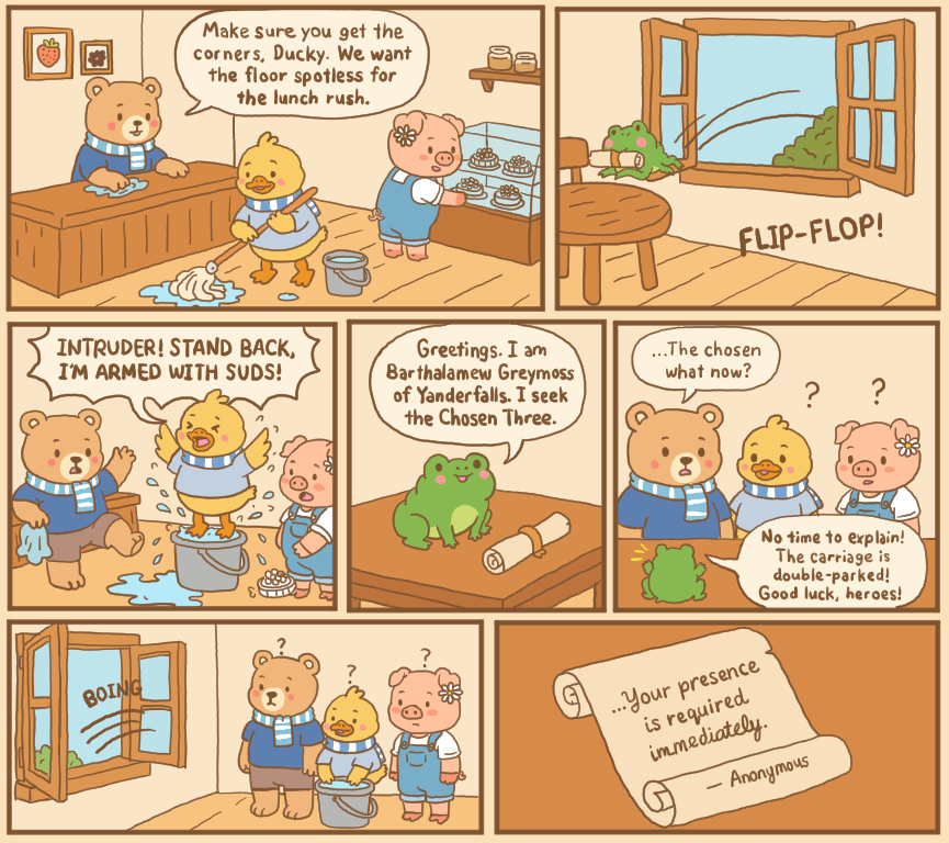 Berry Bear and the Legendary Quest, Chapter 1: The Call